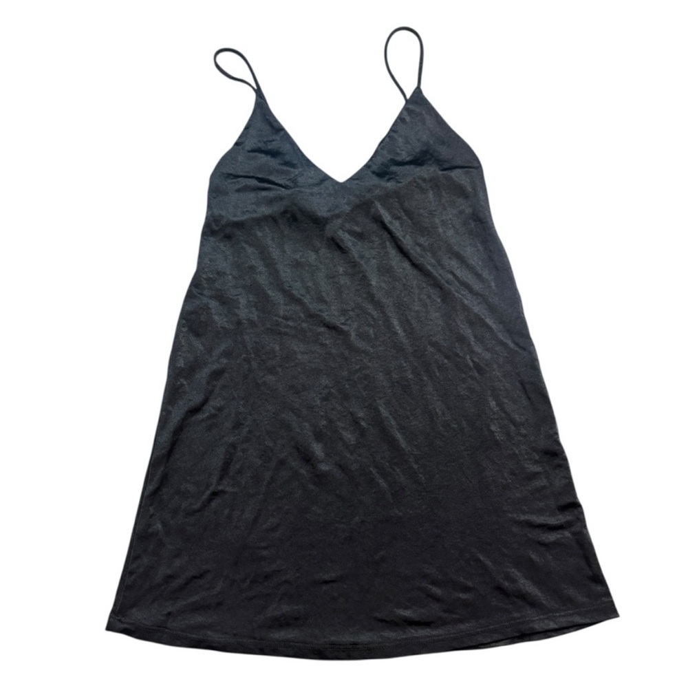 Zara black V-Neck slip tank top